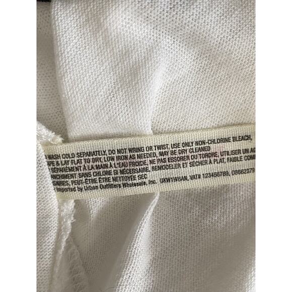 Free People Beach White paneled gathered at center hi low Coverup Oversized - Picture 8 of 10